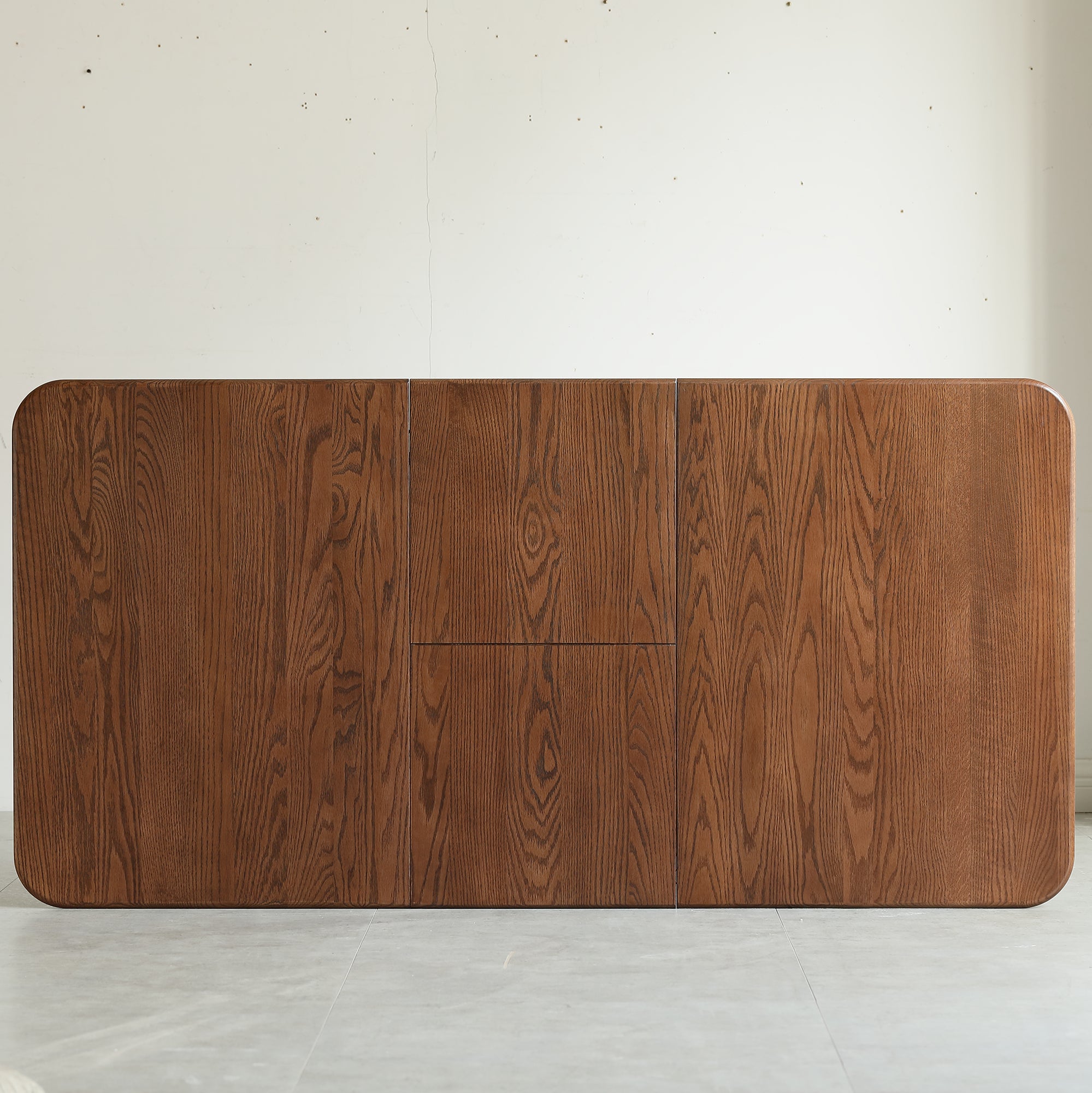 Walnut Color Solid Dining Table