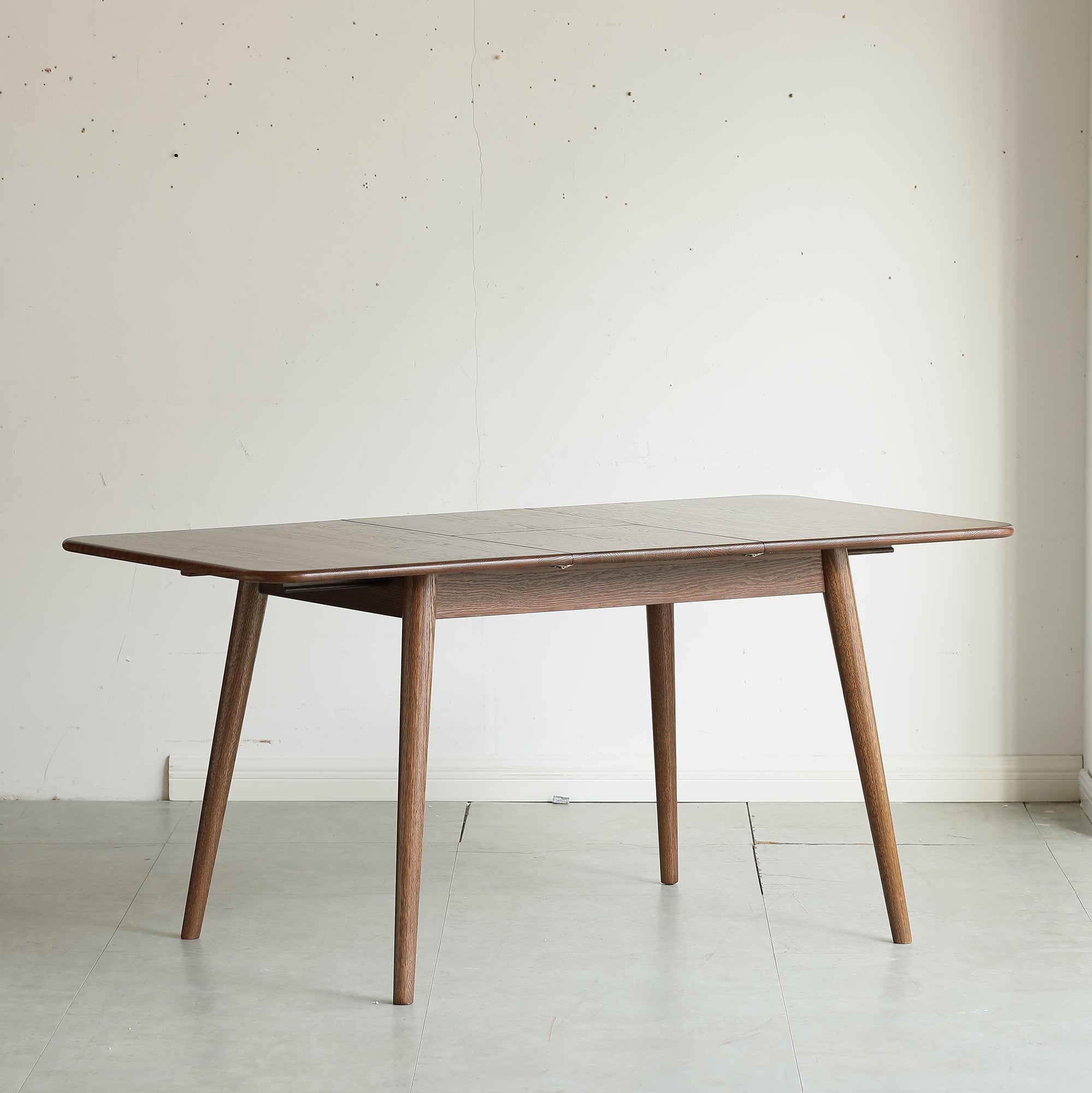 Walnut Color Solid Dining Table