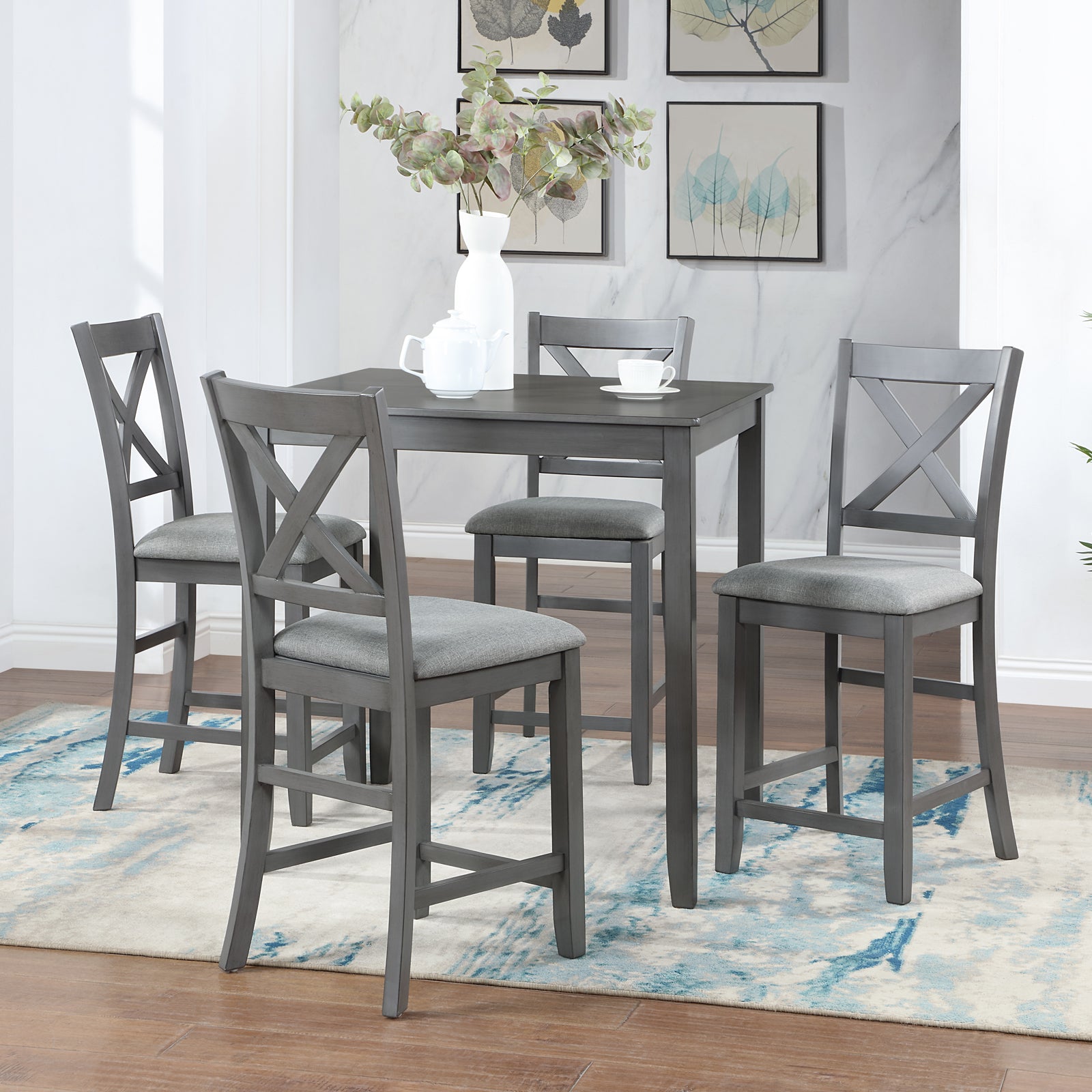 5 Piece Dining Table Set for Small Spaces