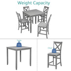 5 Piece Dining Table Set for Small Spaces