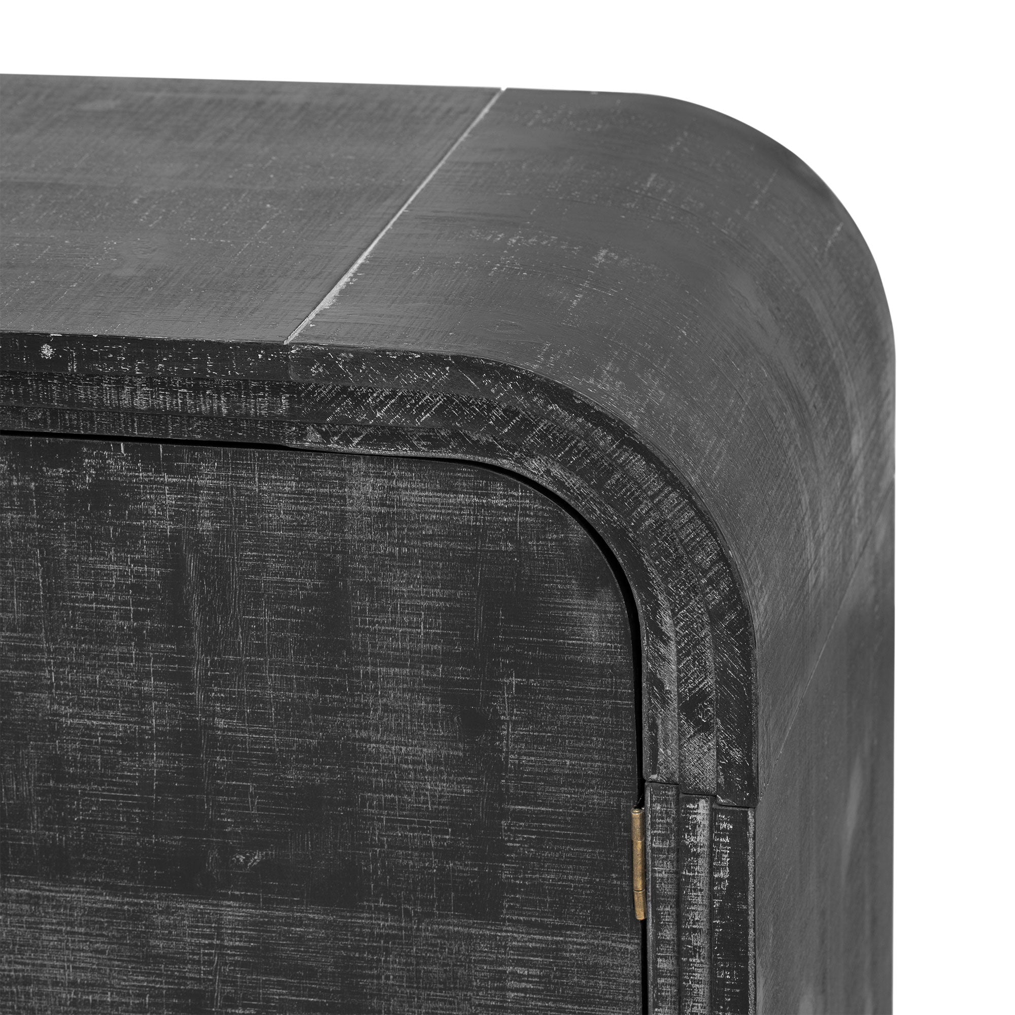 Rustic Curved Waterfall Sideboard