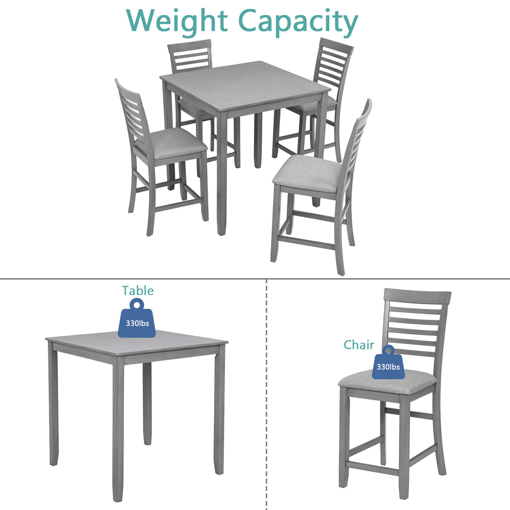 5 Piece Dining Table Set