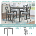 5 Piece Dining Table Set for Small Spaces