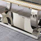 Luxury Modern Dining Table - 78.7 Inch