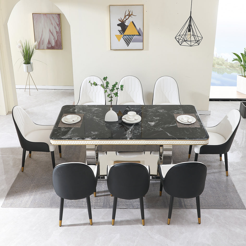 Luxury Modern Dining Table - 78.7 Inch