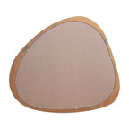 Solid Wood Asymmetrical Wall Mirror - 45 Inch