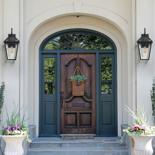 21" 2-Pack Outdoor Wall Lantern Light – Modern