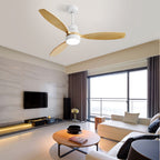 52 Inch Ceiling Fan Light With 6 Speed Remote Control