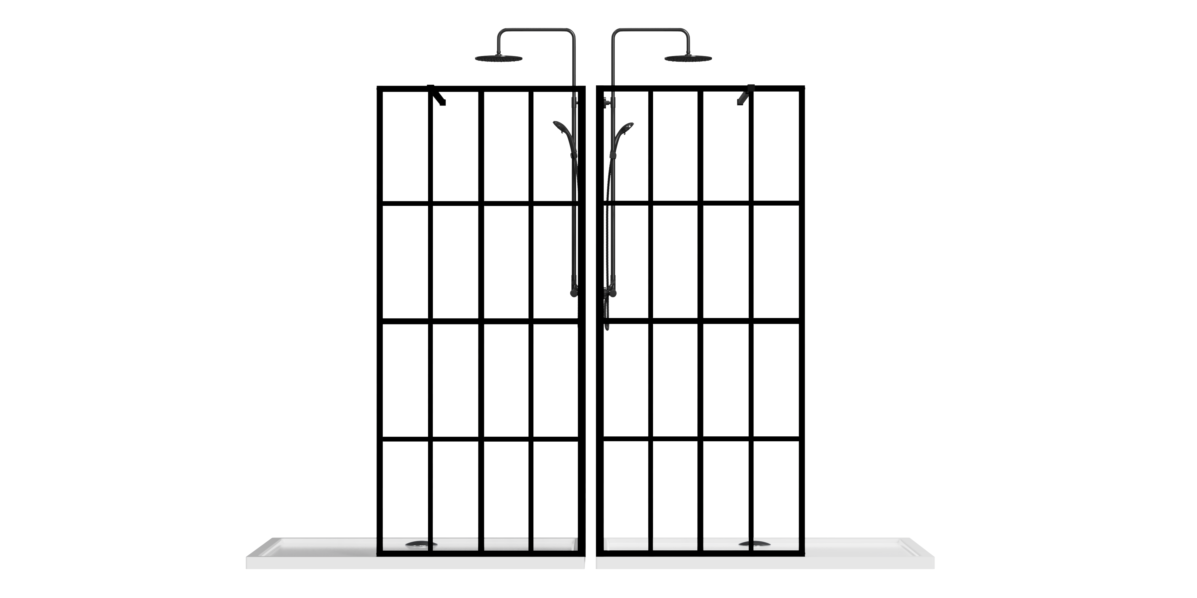 Goodyo 46" X 72" Shower Screen for Walk-in Wet-room