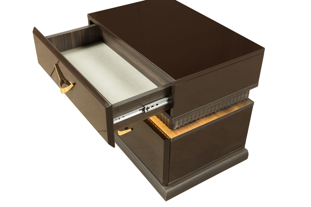 Modern Style 2-Drawer Nightstand