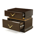 Modern Style 2-Drawer Nightstand