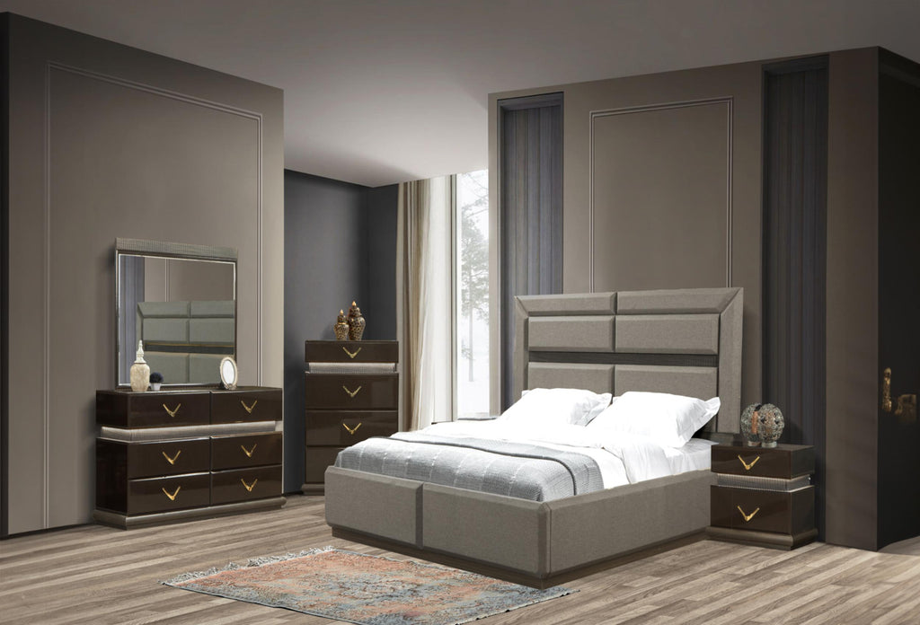 Modern Style 2-Drawer Nightstand