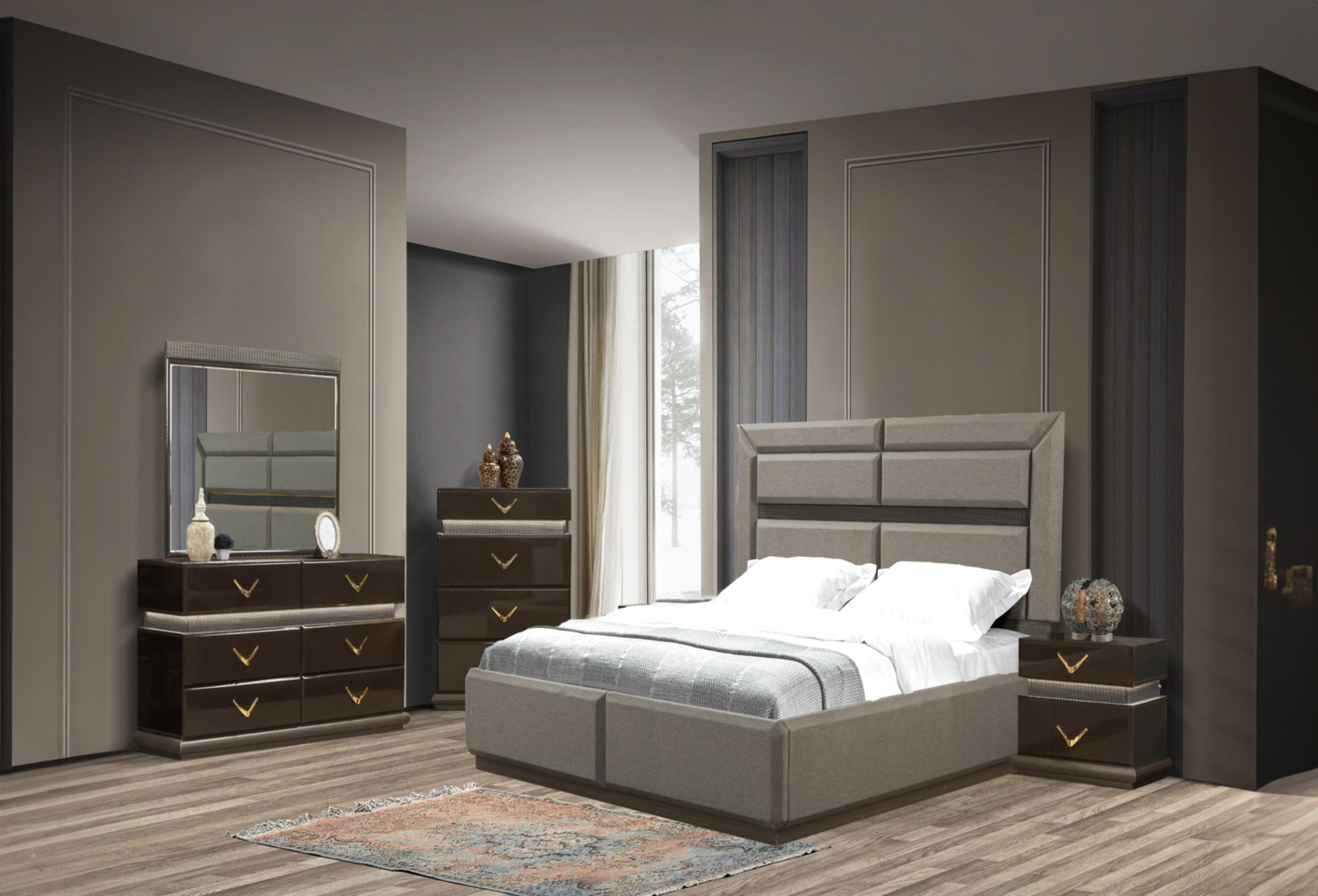 Modern Style 2-Drawer Nightstand