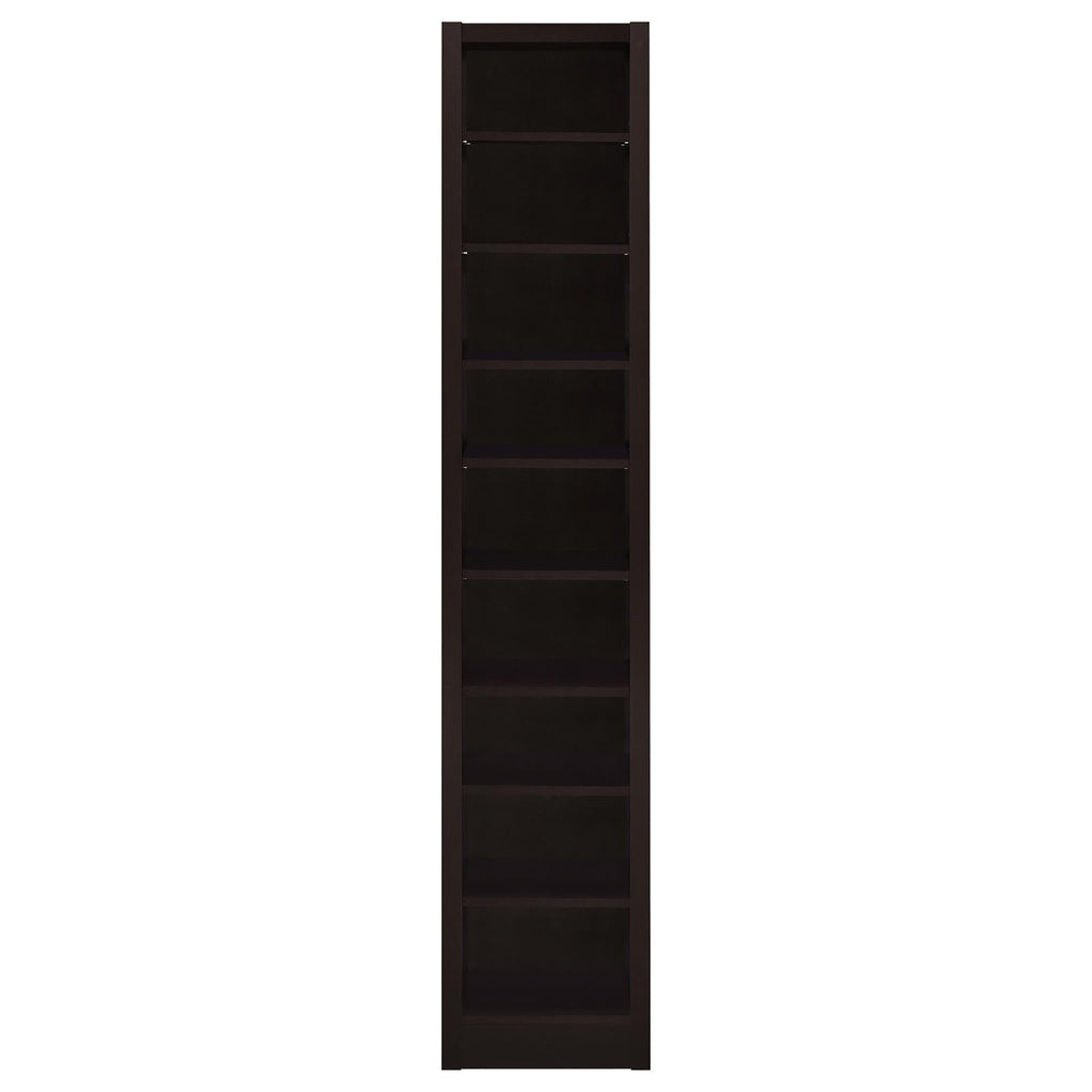 Cappuccino Rectangular Bookcase