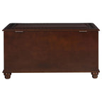 Deep Tobacco Flip Open Storage Cedar Chest