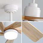 52 Inch Ceiling Fan With Dimmable LED Light
