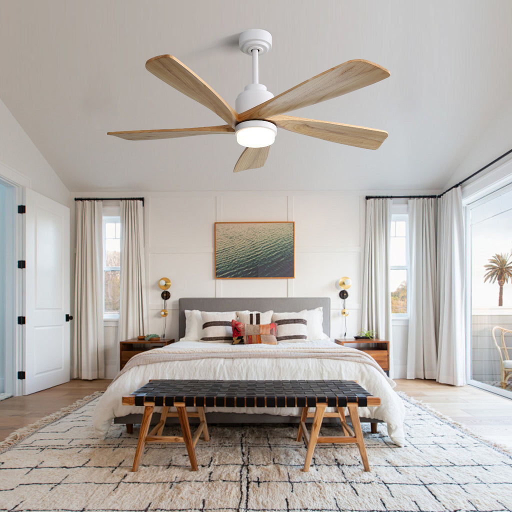 52 Inch Ceiling Fan With Dimmable LED Light