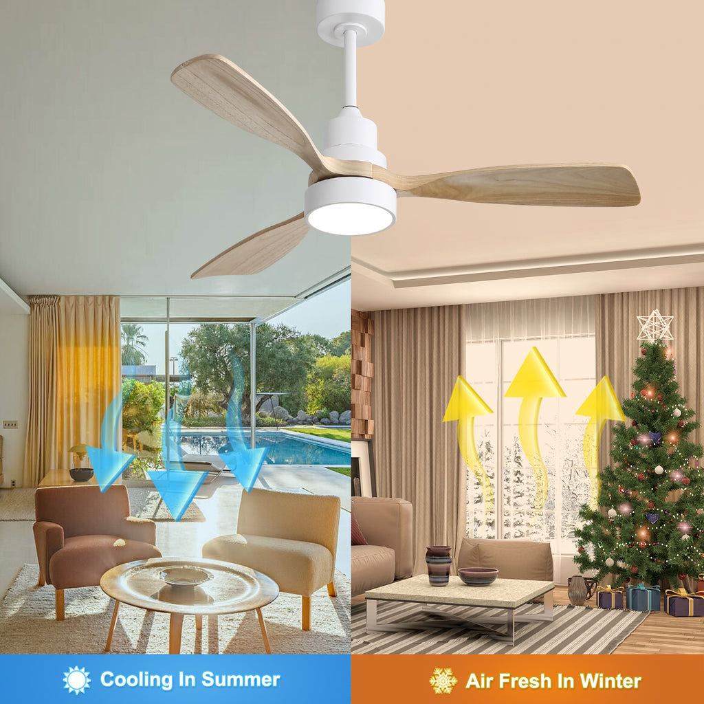 48 Inch Indoor Ceiling Fan With Light