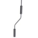 Manual Retractable Awning - 118'' Non-Screw Outdoor Sun Shade