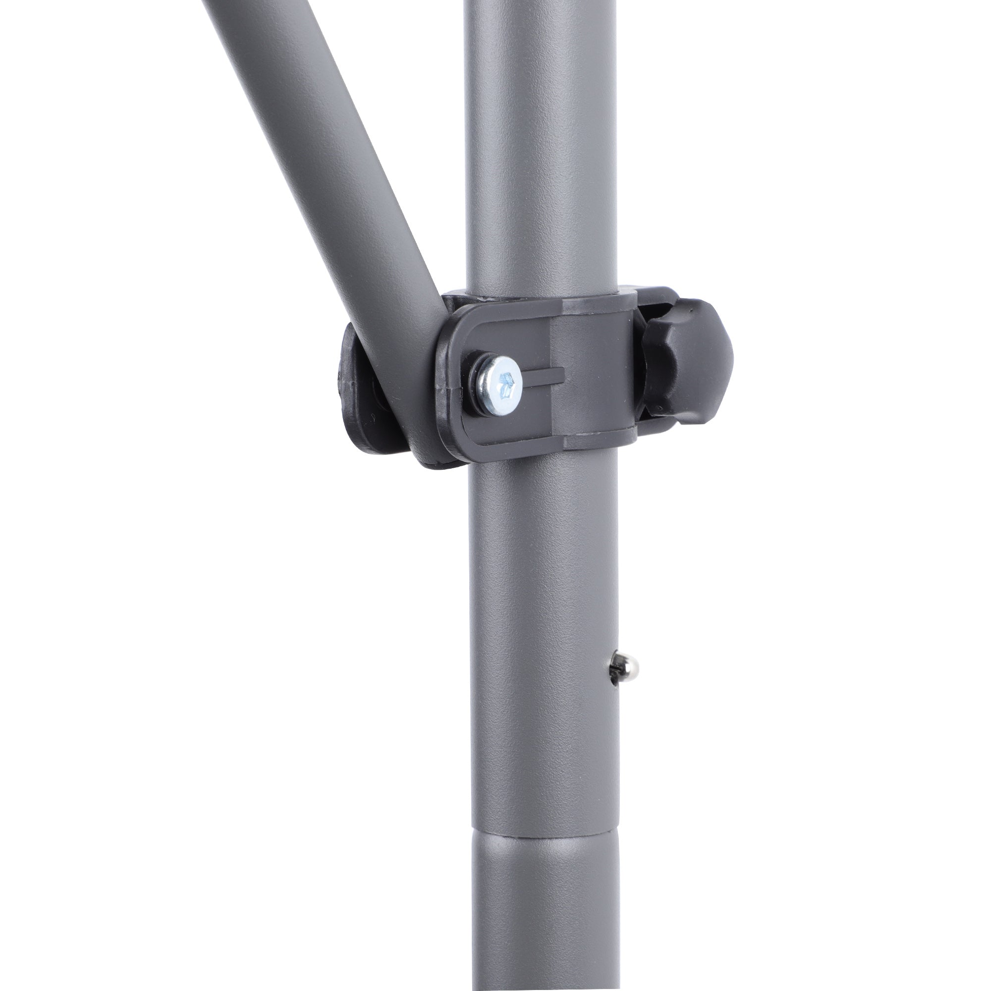 Manual Retractable Awning - 78'' UV-Protected Outdoor Canopy