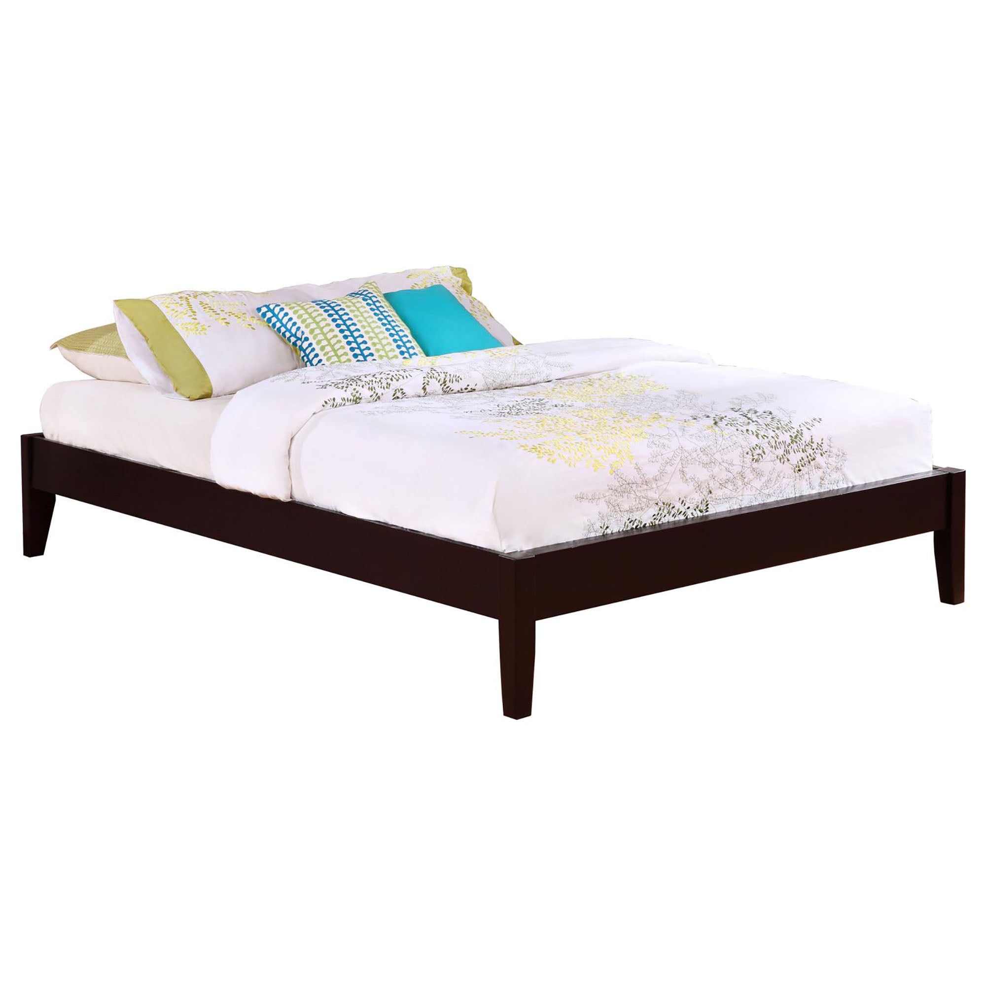 Cappuccino Queen Platform Bed