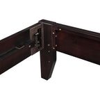 Cappuccino Queen Platform Bed