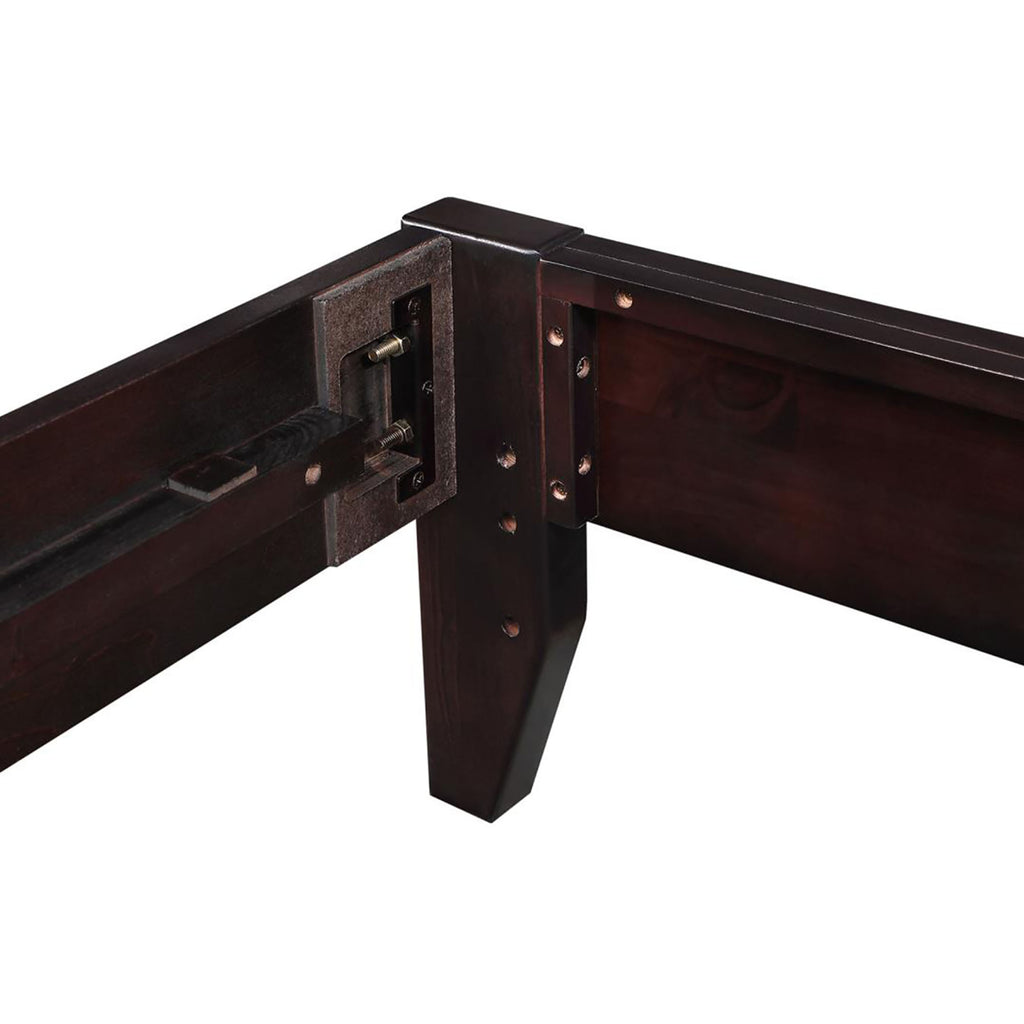 Cappuccino Full Platform Bed