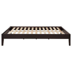 Cappuccino Queen Platform Bed