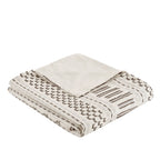 Full/Queen Cotton Jacquard Duvet Cover Mini Set