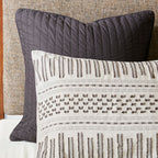 Full/Queen Cotton Jacquard Duvet Cover Mini Set