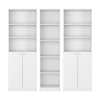 Levan 3 Piece Living Room Set with 3 Bookcases