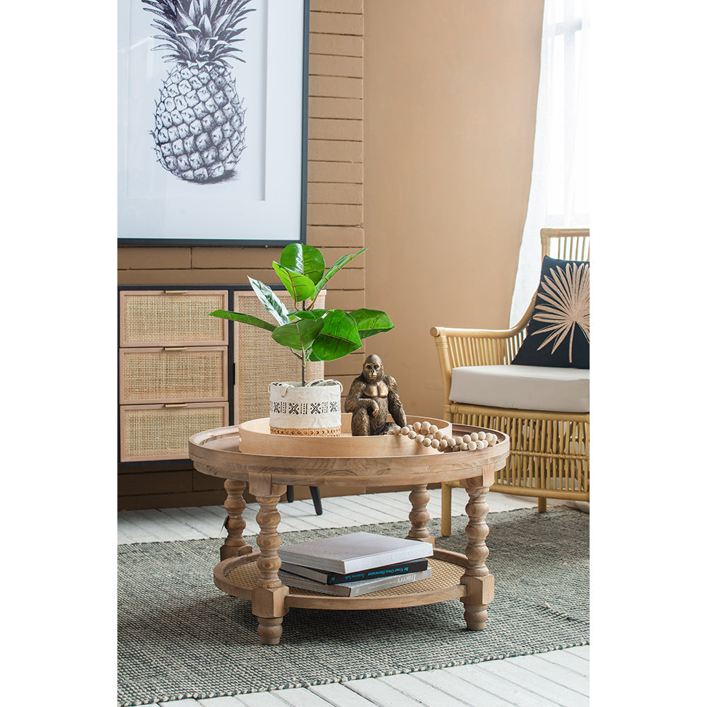Round 2-Tiered Side Table
