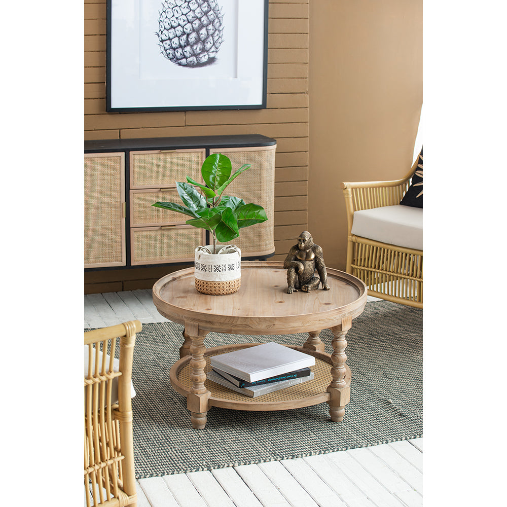 Round 2-Tiered Side Table