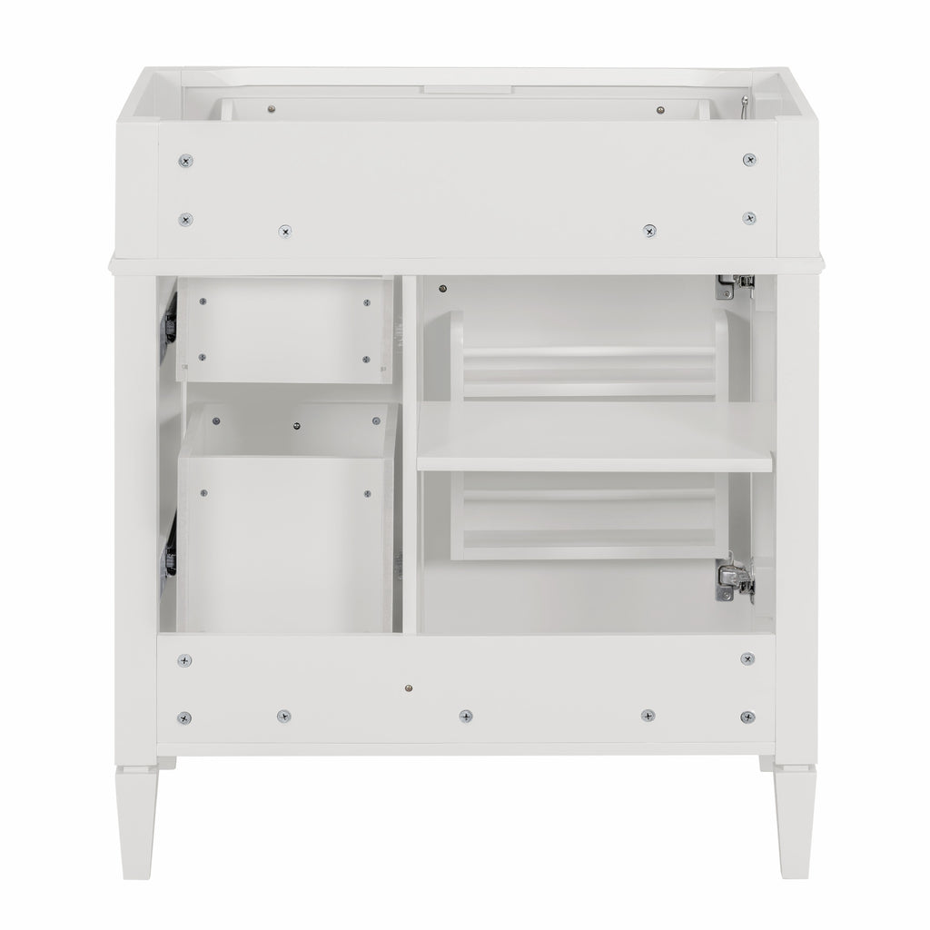 30" Bathroom Vanity without Top Sink