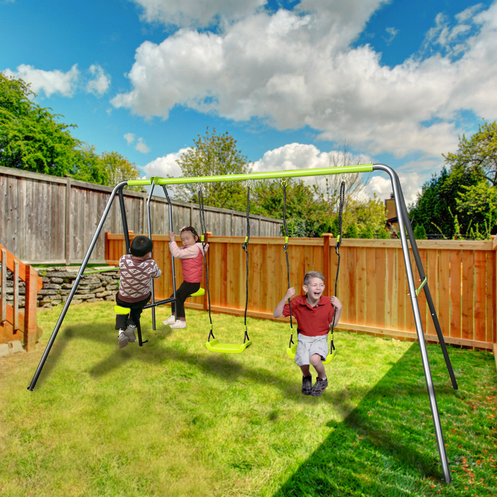 XNS081 Lime Swing Set