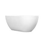 59 Inch Solid Surface Oval Freestanding Bathtub