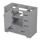 36" Bathroom Vanity without Sink, Cabinet Base Only