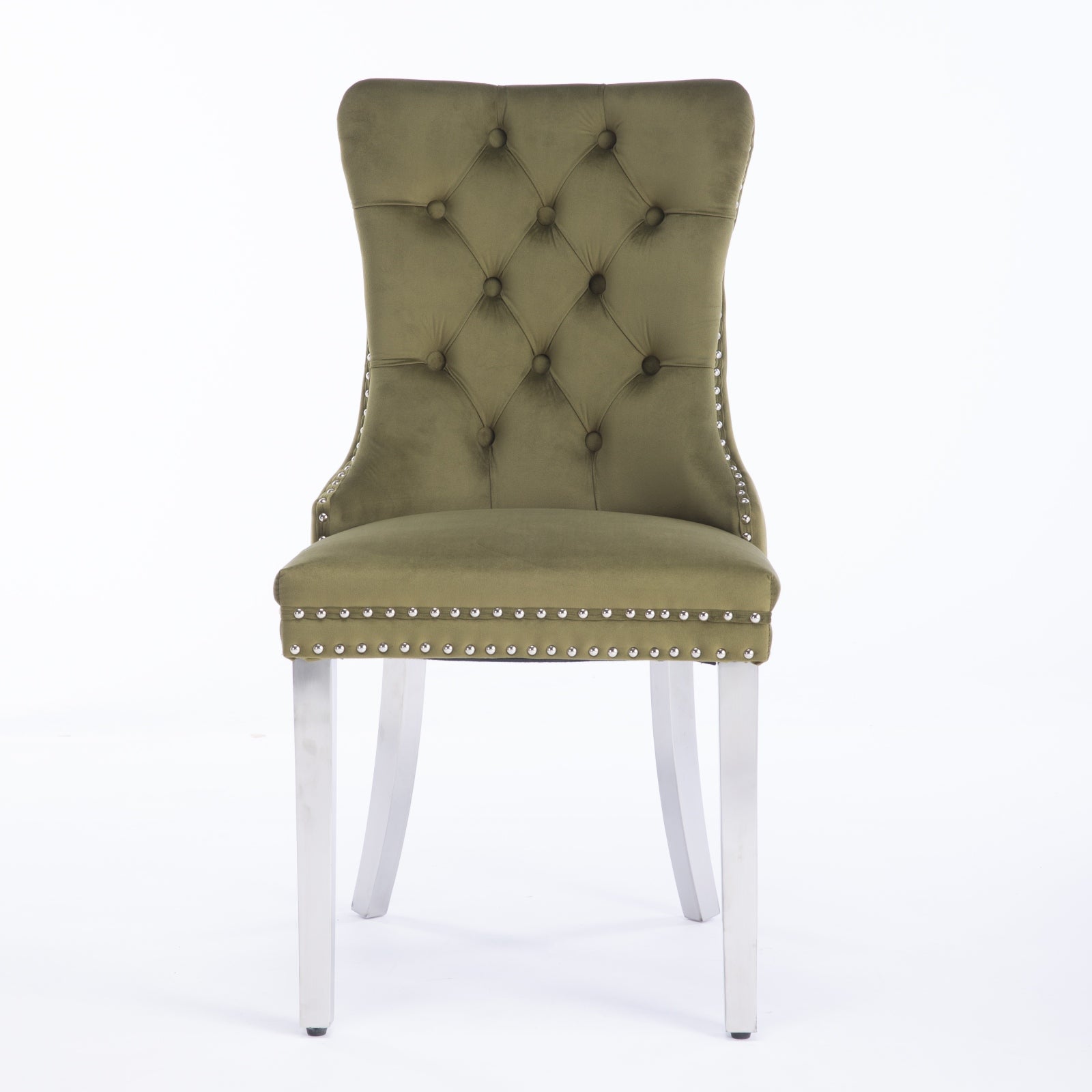 Nikki Collection Modern Velvet Upholstered Dining Chair