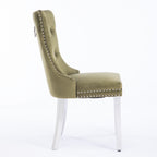 Nikki Collection Modern Velvet Upholstered Dining Chair