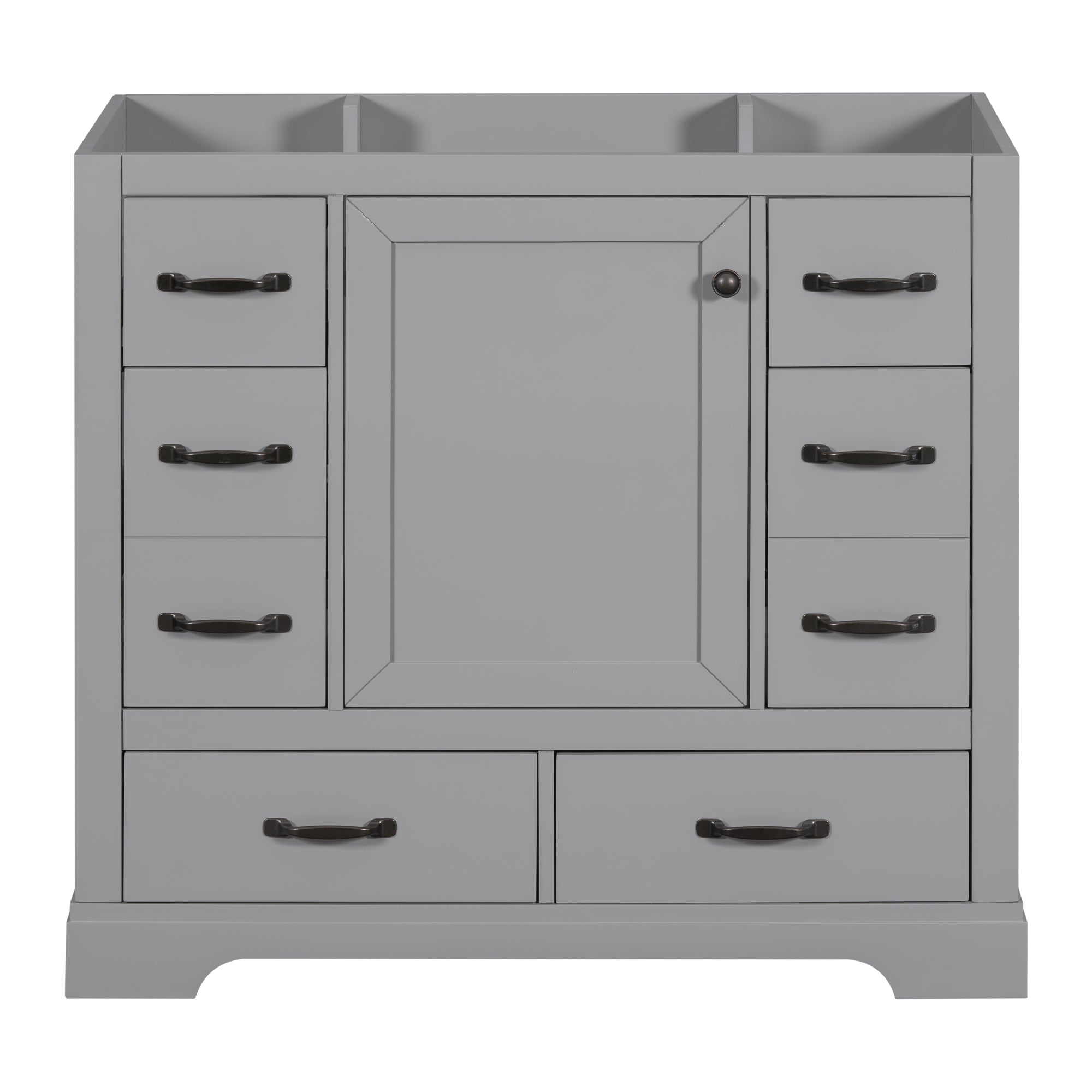 36" Bathroom Vanity without Sink, Cabinet Base Only