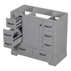 36" Bathroom Vanity without Sink, Cabinet Base Only