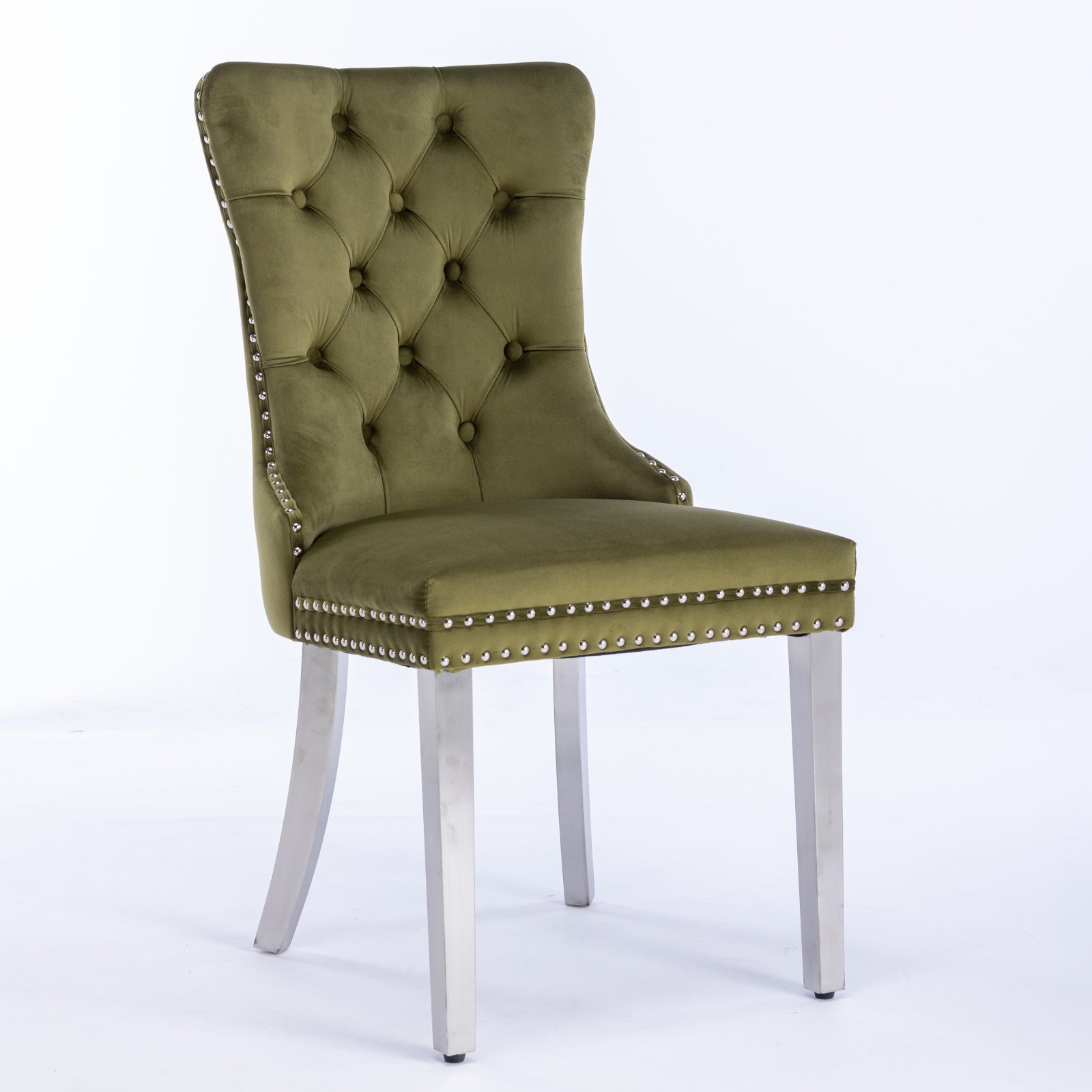 Nikki Collection Modern Velvet Upholstered Dining Chair