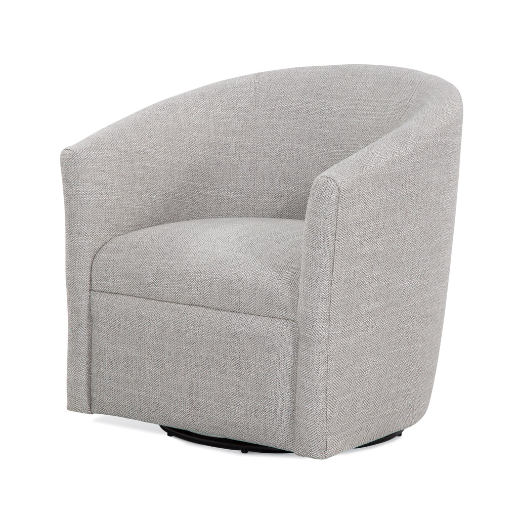 Lainey Sea Oat Swivel Barrel Chair
