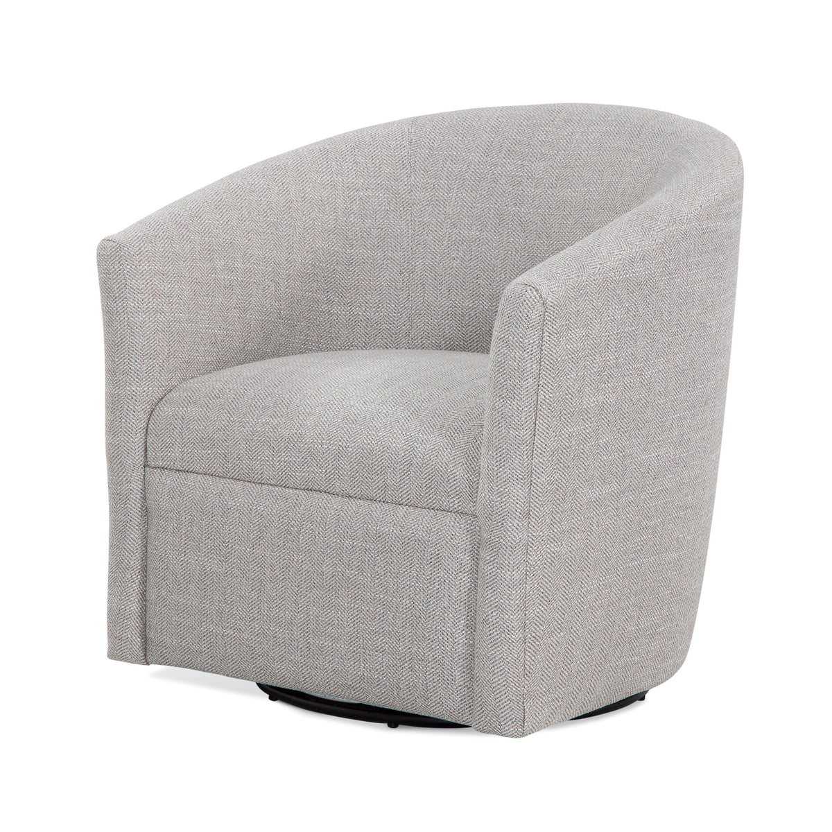 Lainey Sea Oat Swivel Barrel Chair