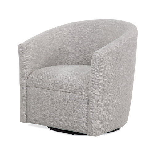 Lainey Sea Oat Swivel Barrel Chair
