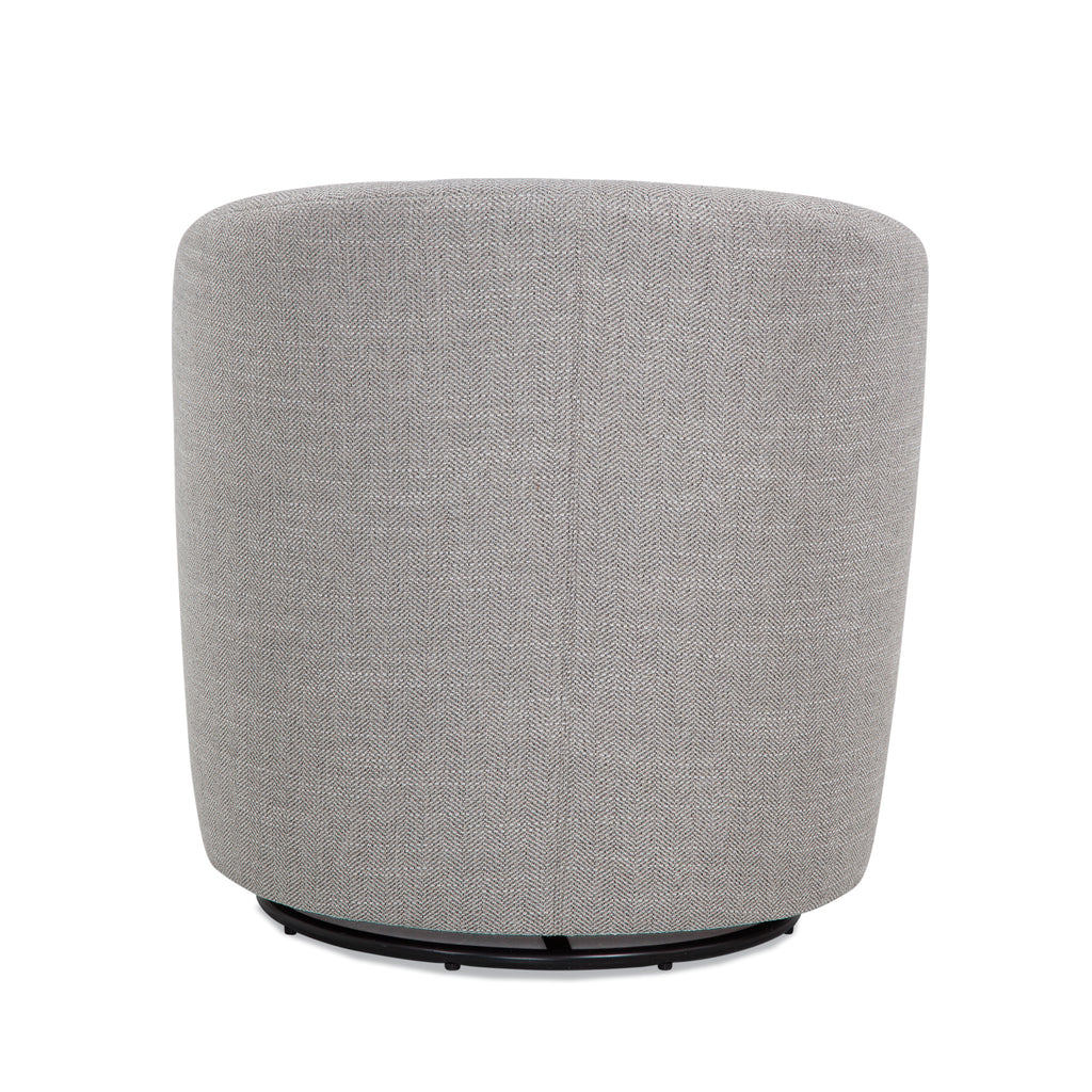 Lainey Sea Oat Swivel Barrel Chair