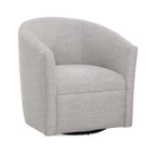Lainey Sea Oat Swivel Barrel Chair