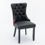Nikki Collection Modern Tufted Dining Chair Set - 2-Pcs