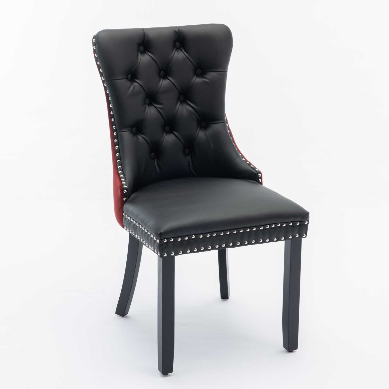 Nikki Collection Modern Tufted Dining Chair Set - 2-Pcs