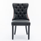 Nikki Collection Modern Tufted Dining Chair Set - 2-Pcs